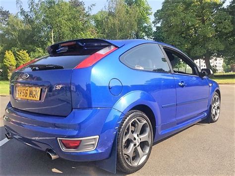 ford focus st   blue   plate   service history  focus rs vxr civic