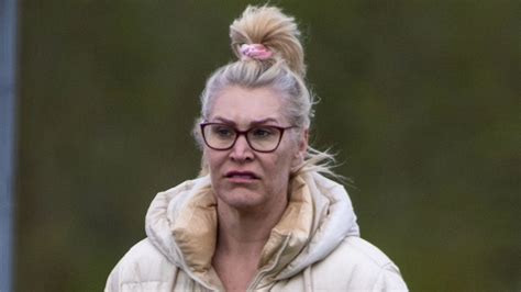 s club 7 s jo o meara looks downcast as she s seen for the first time