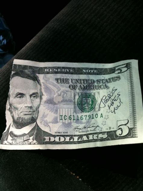 whats  strangest  youve  written   dollar bill