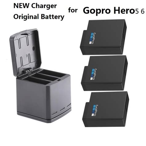 gopro hero   original battery gopro   batteries   charger box battery case
