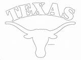 Longhorns sketch template