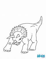 Triceratops Coloring Pages Dinosaur Hellokids Print Color Online sketch template