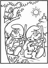 Smurfs Coloring Pages Fun Kids sketch template