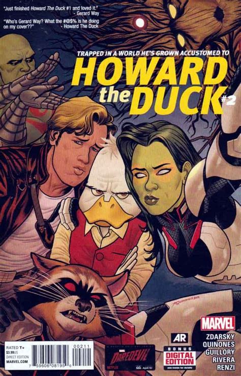 Howard The Duck 2 2015 Joe Quinones Pencils Cover Chip Zdarsky Story