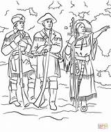 Sacagawea Lewis Clark Coloring Pages Printable Drawing Worksheets Color Book Frontier Life Cartoon Awesome Dot Getdrawings Print Paper Getcolorings Colorings sketch template