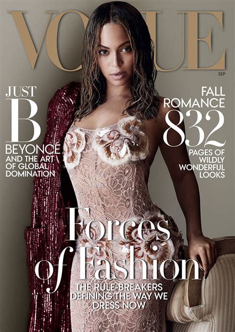 Beyoncé Vogue From 2015 September Issue Covers E News