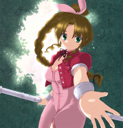 minnku aerith gainsborough final fantasy final fantasy vii 1990s