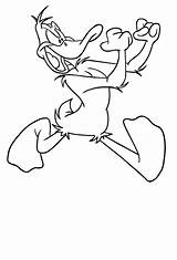 Duck Daffy Pato Colorare Drawing Cartonionline sketch template