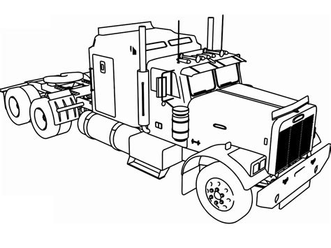 log truck coloring page  printable coloring pages  kids