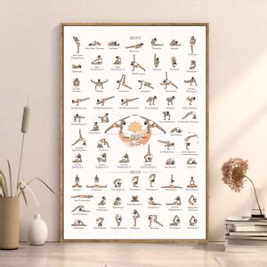 yoga poses poster  printable kayaworkoutco
