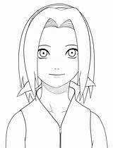 Sakura Naruto Drawing Coloring Pages Desenhos Easy Lineart Imagens Jane Box Library Popular Clipart Getdrawings sketch template