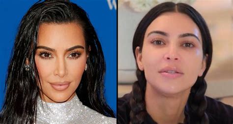 kim kardashian showed her rarҽ makeup free face as displaying her
