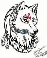 Wolf Tribal Native Head Wolves Tattoo Drawing Drawings American Coloring Pages Tattoos Designs Line Deviantart Getdrawings Cool Fanpop Spirit Poems sketch template