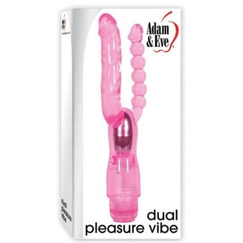 Adam And Eve Dual Pleasure Vibe Pink Sex Toys At Adult