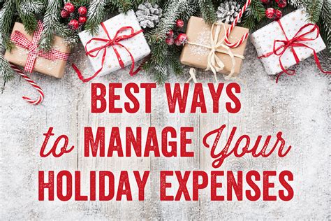 best ways to manage your holiday expenses midwest community