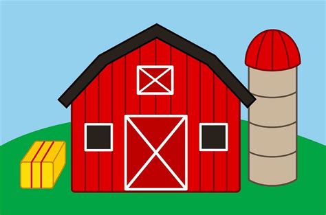 red barn clipart  getdrawings