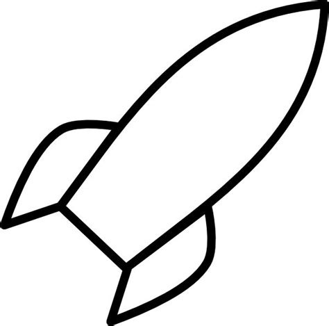 rocket template clipart