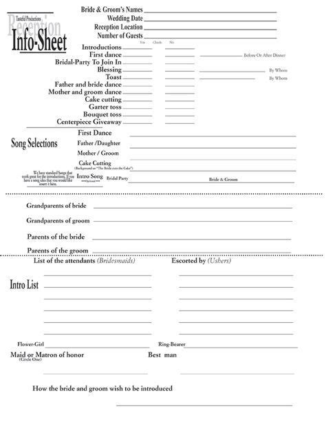 event planning forms  printable wedding planner printables