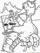 Sesamstraat Sesame Animaatjes Coloringpages sketch template