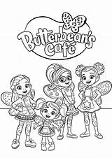 Cafe Coloring Butterbean Pages Butterbeans Printable Characters Cartoon Cute Kids Nick Jr Employees Quality High Visit Choose Board Printables sketch template