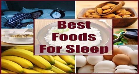 best foods for sleep food n health