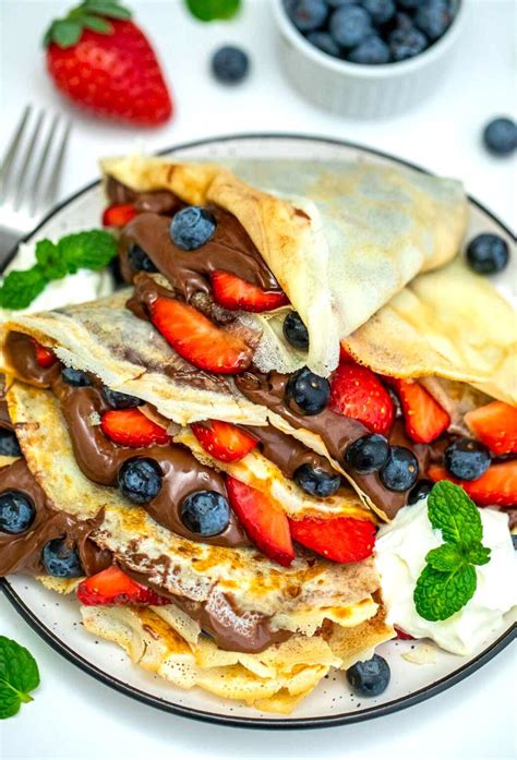 french crepes recipe video sweet  savory meals