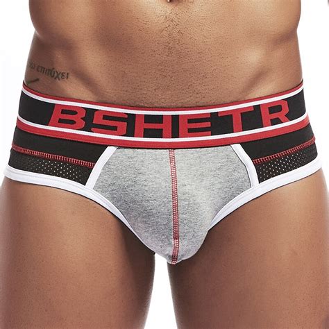 bshetr brand fashion mens underwear briefs cotton underpants panties u