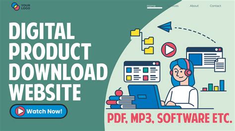 create   digital downloadable products selling ecommerce