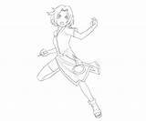 Sakura Coloring Pages Naruto Haruno Printable Character Kiba Color Getdrawings Another Cool sketch template