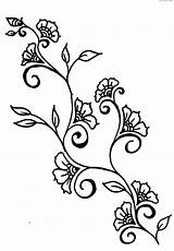 Vine Vines Flower Drawing Sketch Flowers Drawings Getdrawings Designs Ivy Pencil Sketches Easy Drawn Paintingvalley Roses sketch template
