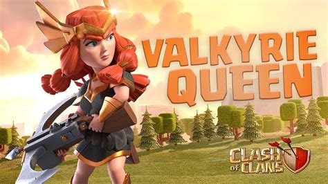 valkyrie queen skin available now clash of clans season challenges