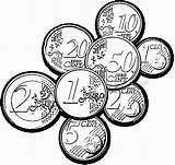Coins Euro Elmo Parable Wecoloringpage Determines sketch template