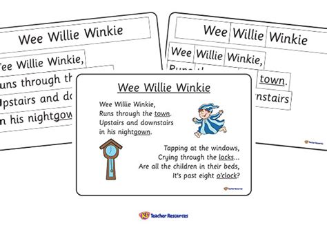 wee willie winkie nursery rhyme