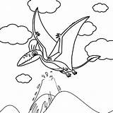 Flying Dinosaurs sketch template