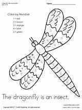 Arthropod Dragonfly sketch template