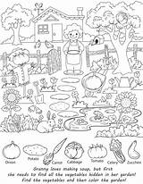 Hidden Coloring Pages Find Objects Kids Printables Visit sketch template