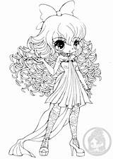 Yampuff Lineart Kawaii Colouring Printable Colorare Disegni Personnage Colorier Puff Yam Immagini Rodo Sitik Oren sketch template