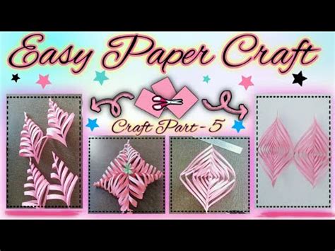 paper crafts  home decor diy home decor easy paper craft youtube