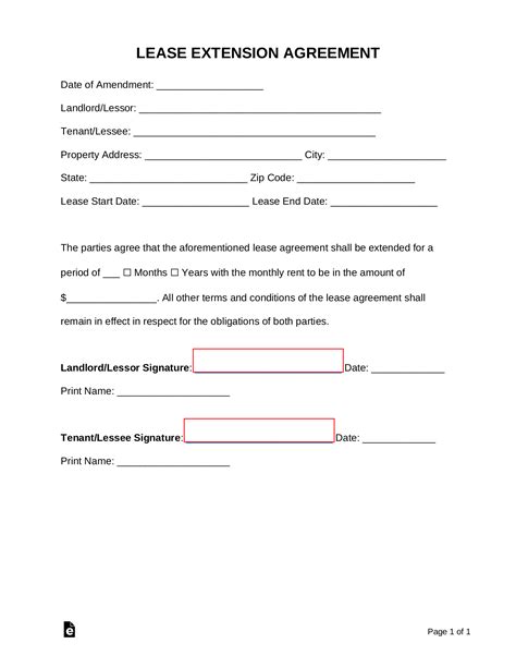 addendum lease agreement printable form templates  letter