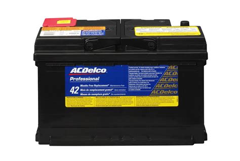 acdelco professional gold battery car battery world