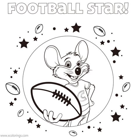 chuck  cheese coloring pages chuck  friends xcoloringscom