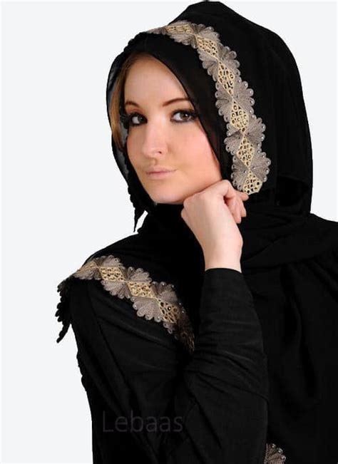 elegant modern hijab styles and abaya fashion 2017 for