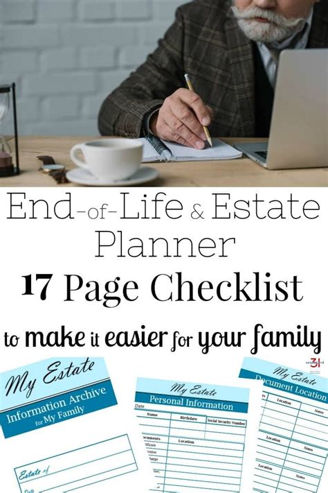 life checklist estate planning checklist emergency