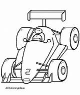 Car Coloring Pages Race Cars Template Cool F1 Driver Drag Drawing Fast Color Racing Printable Front Nascar Colour Colouring Getcolorings sketch template