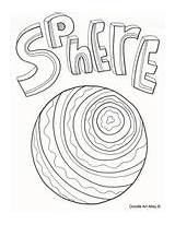 Sphere Doodles Classroom sketch template