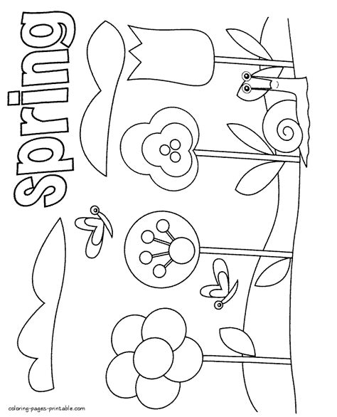 spring coloring pages   toddlers coloring pages printablecom