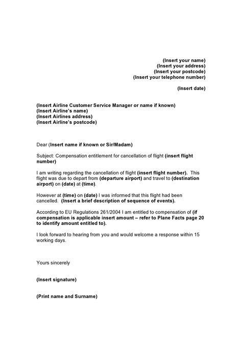 sample complaint letter  airline fat passenger complaint letter