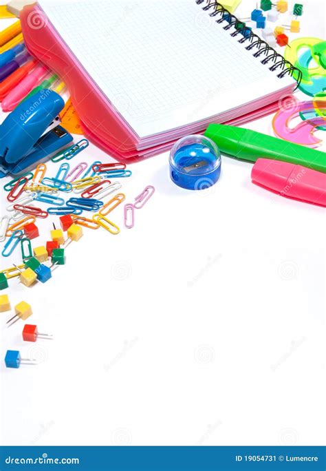 stationery background stock image image