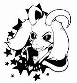 Undertale Asriel Dreemurr sketch template