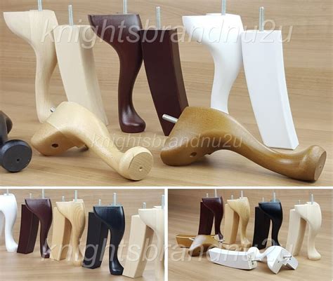 furniture feet queen ann legs solid wood replacement